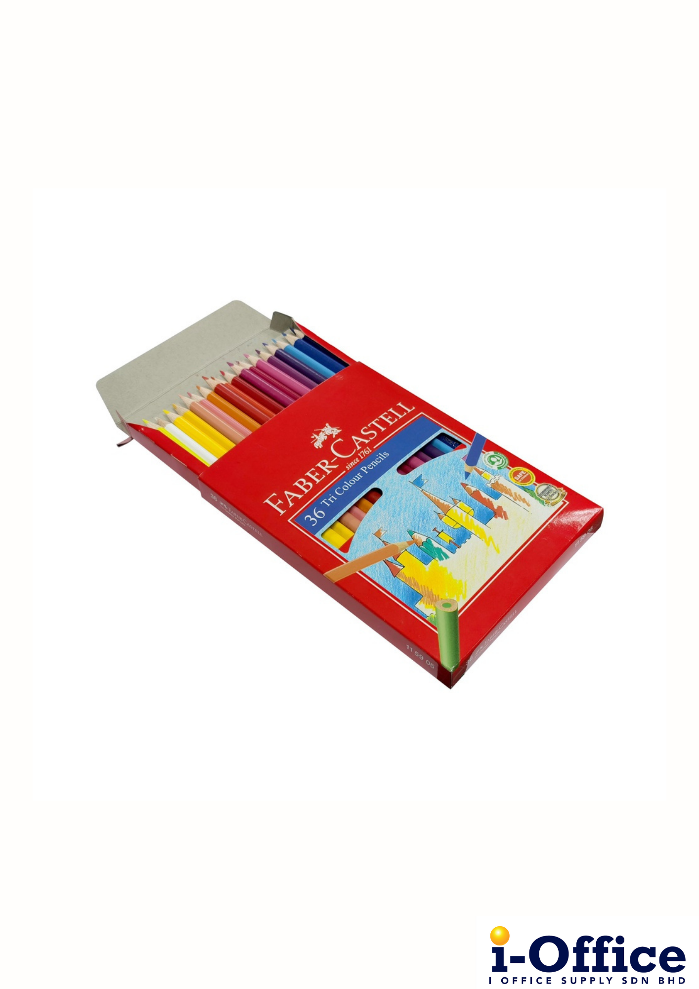 Faber Castell 115905 Tri Colour Pencil - 36 color [Long]